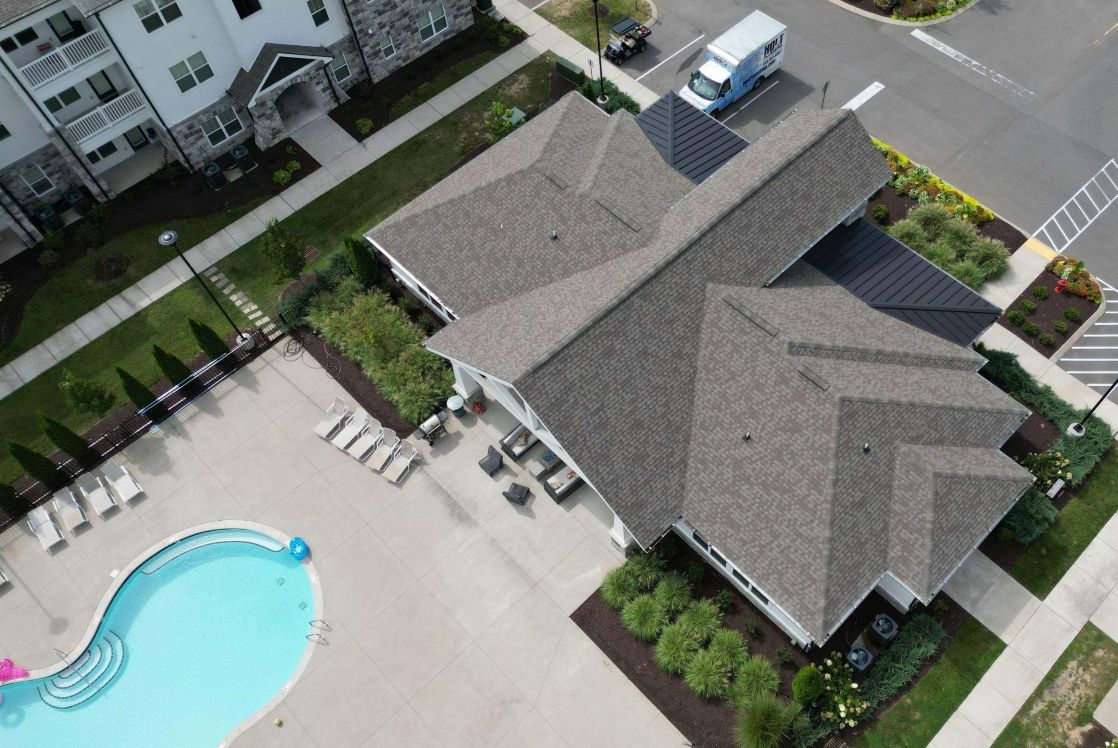 Ashland Farms Apartments commercial roof by Lewis Roofing & Construction TN