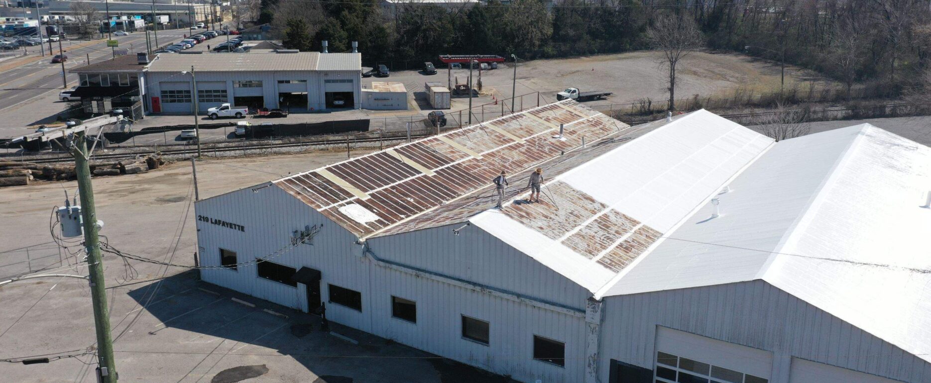 industrial roofing contractor header